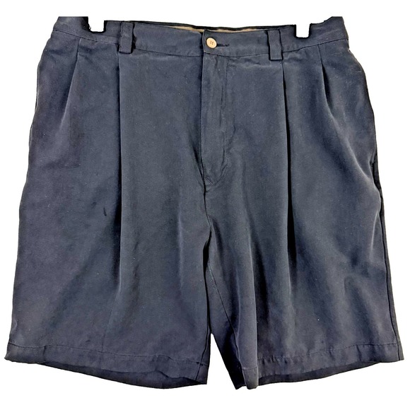 Tommy Bahama Other - Tommy Bahama Relax Chino 100% Silk Shorts Mens Black Sz 35 Datenight Resort